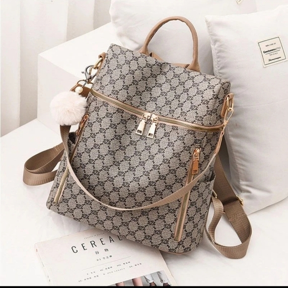 Luxury Traveling Backpacks Back Pack Fashion Pattern Synthetic Leather Women Bag - Picture 3 of 11